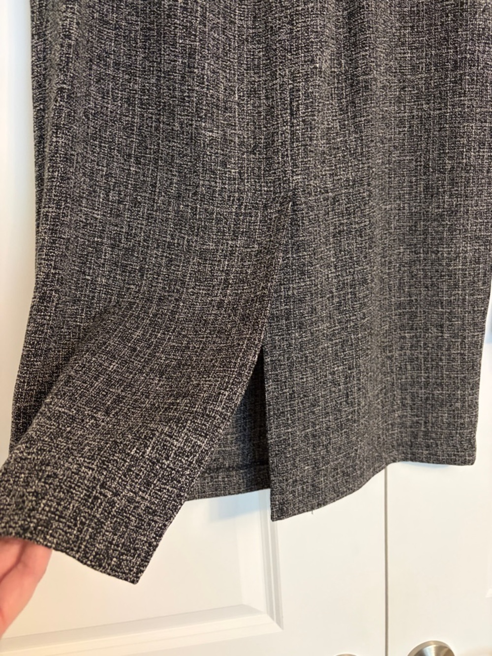 2-pc skirt/jacket in Charcoal - Picture 7 of 8